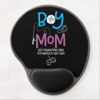 Funny Mom of Boys Proud Mom Good Mothers Day Gel Mouse Pad