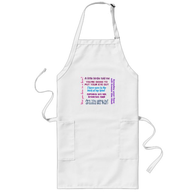 Funny Mom Quotes Apron (Front)