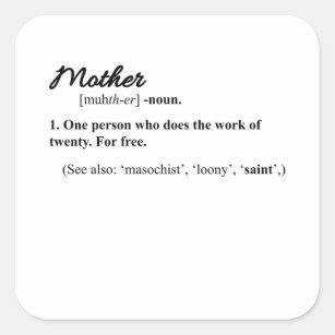 Mom funny checklist definition - Happy Mothers Day Gift - Gift for mom -  Mothers Day Gifts - Sticker