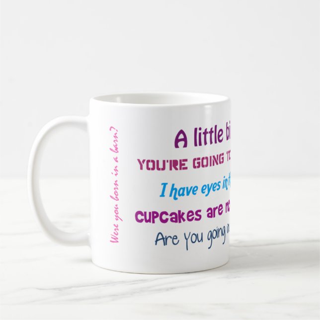 Funny Mom Quotes Mug (Left)