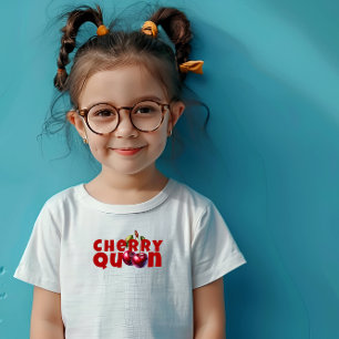 Funny mom red cherry vibe slogan birthday T-Shirt