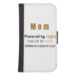 Funny Mom Samsung Galaxy Case – Powered by Coffee 