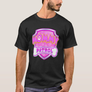Funny Mommy Patrol - Dog Mom, Dad For Men Women T-Shirt