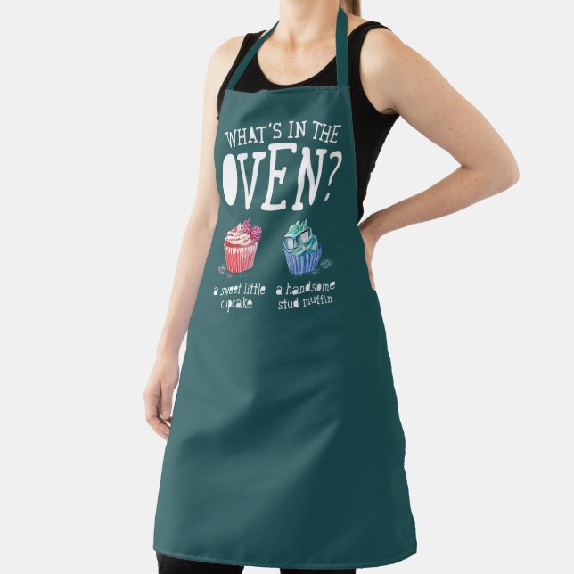 funny Mommy-to-be-word art baking  Apron (Insitu)