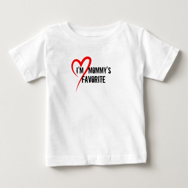 Funny Mommy's Favorite Toddler Shirt Kids Tee (Front)
