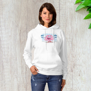 Funny Money Brain Cartoon Euro Cash Lover Hoodie