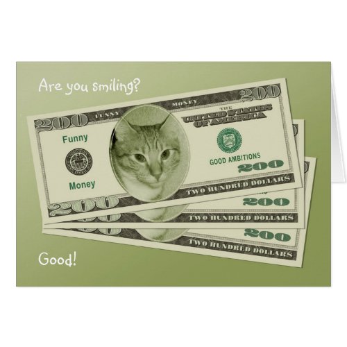 Funny Money Card