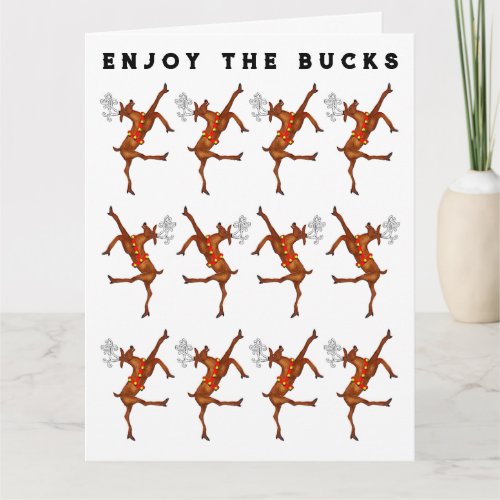 Funny Money Cash Christmas Holiday Cards