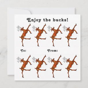 Funny Money Cash Gift Holiday Cards