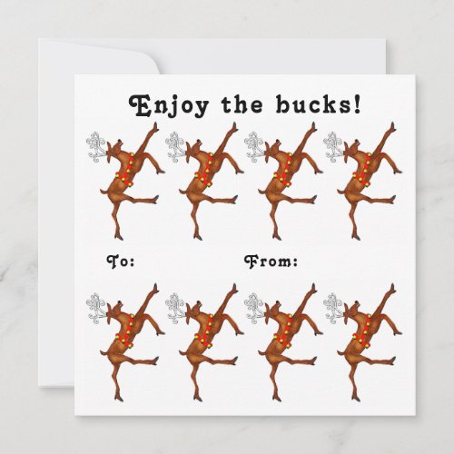 Funny Money Cash Gift Holiday Cards