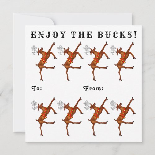 Funny Money Christmas Holiday Cards
