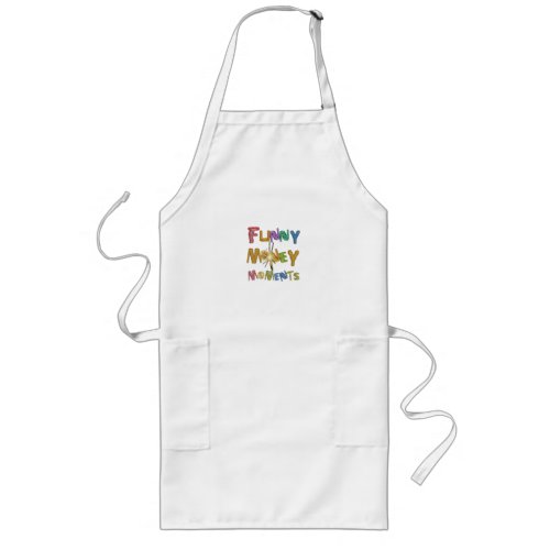 Funny Money Moments Long Apron