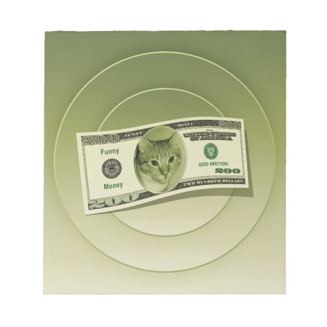 Funny Money Notepad (Front)
