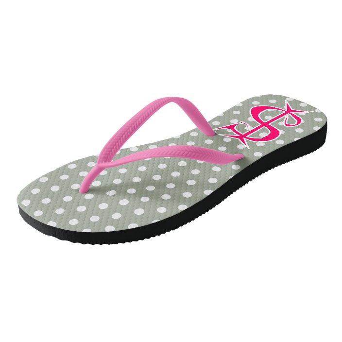 printed flip flops