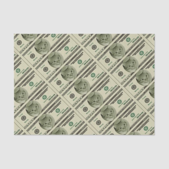 Funny Money Tissue Paper (Front)