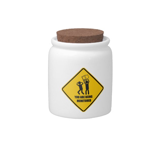 Funny Monitored Candy Jar (Front)