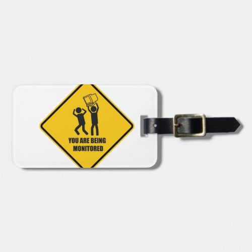 Funny Monitored Luggage Tag