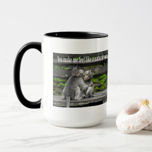 Funny monkey, ape, chimp or gorilla memes with fun mug