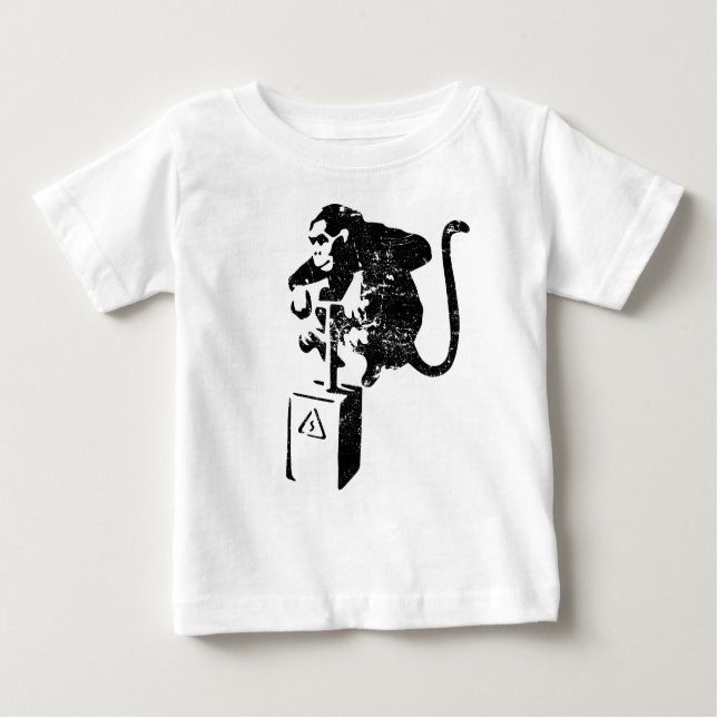 Funny Monkey Baby T-Shirt (Front)
