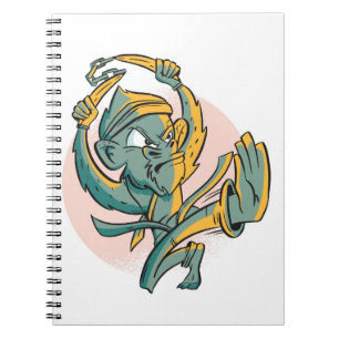 Funny Monkey Banana Fighter Notebook