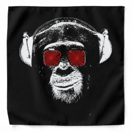 Funny monkey bandana