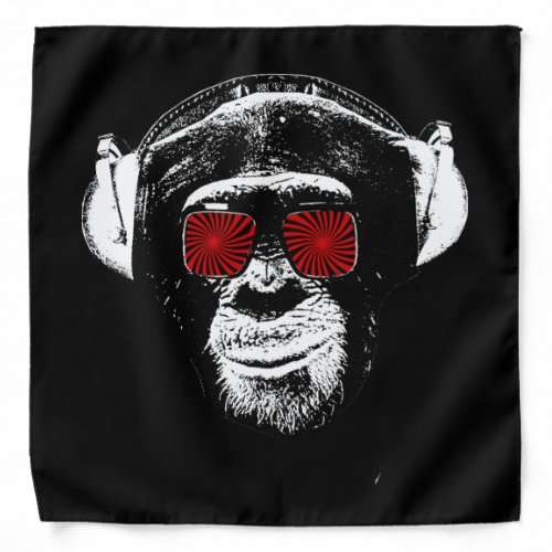 Funny monkey bandana