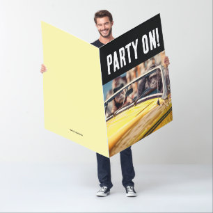 FUNNY MONKEY BIRTHDAY BIGGEST BIG GIANT CARD