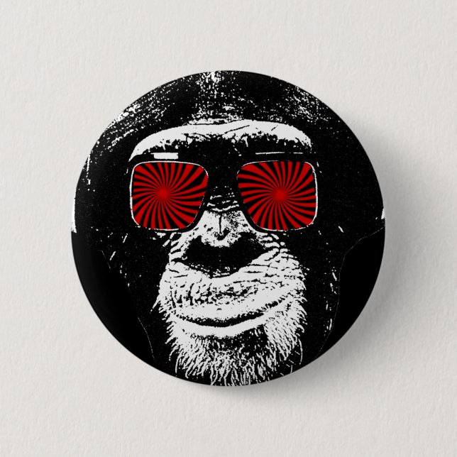 Funny monkey button (Front)