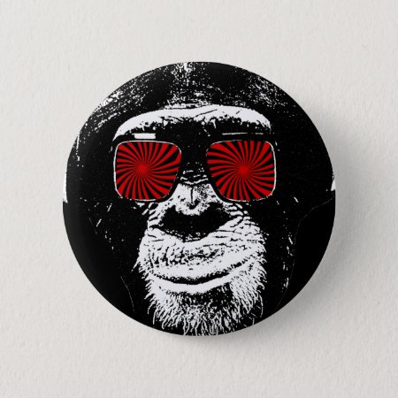 Funny Monkey Button