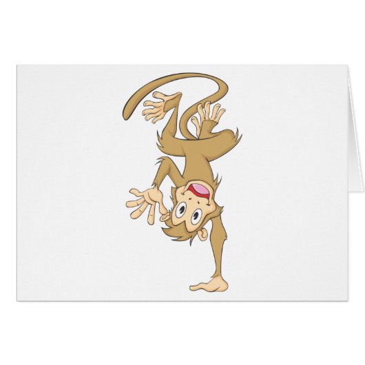 Funny Monkey Cards (Front Horizontal)