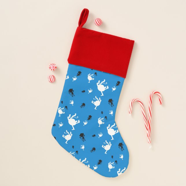 Funny Monkey Christmas Stocking Wrapping Paper  (Front)