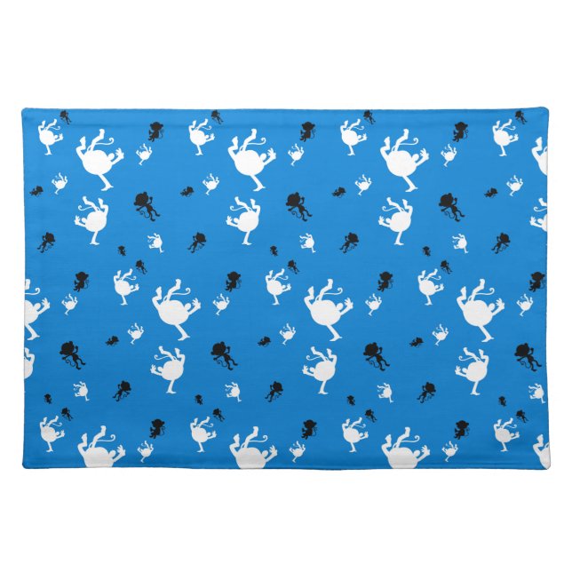 Funny Monkey Cloth Placemats – Cute Cartoon Monkey (Front)