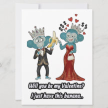 Funny monkey couple valentine's day T-Shirt
