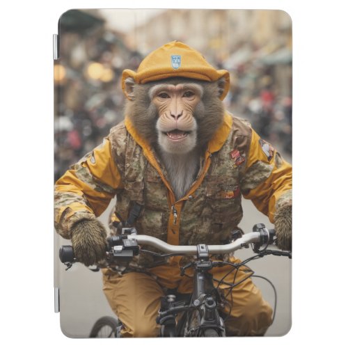 Funny Monkey Cycling iPad Smart Cover