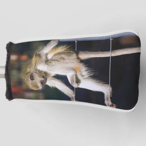 Funny monkey golf head cover