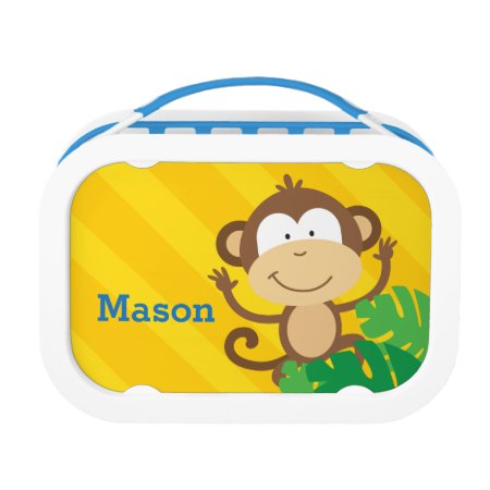 Funny Monkey In The Jungle Lunchbox