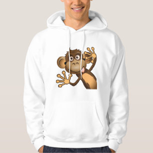 Funny Monkey Mens Hoodie