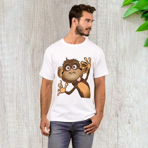 Funny Monkey Mens T_Shirt