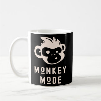 Funny Monkey Mode Cool Chimp Wild Primate Animal Coffee Mug