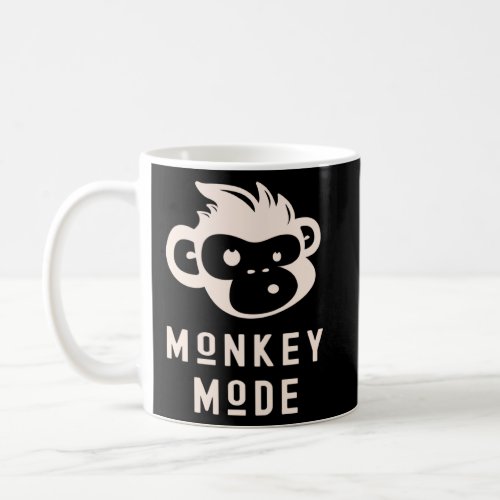 Funny Monkey Mode Cool Chimp Wild Primate Animal  Coffee Mug