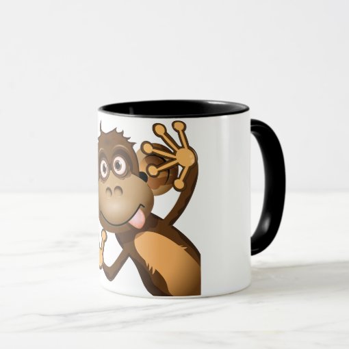 Funny Monkey Mug | Zazzle