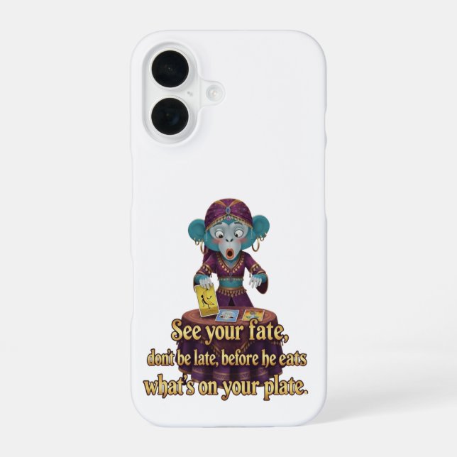 Funny Monkey Mystic Iphone Case (Back)