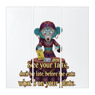 Funny Monkey Mystic Triptych