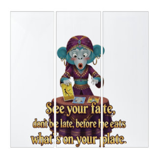 Funny Monkey Mystic Triptych