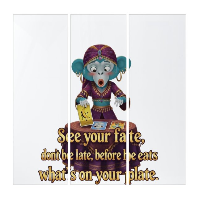 Funny Monkey Mystic Triptych (Front)