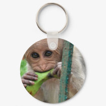 Funny Monkey Picture Keychain
