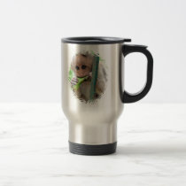 Funny Monkey Picture Travel Mug