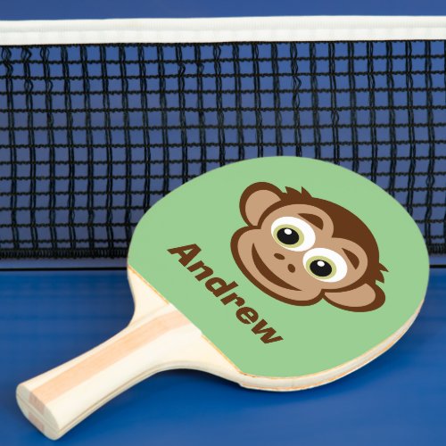 Funny monkey ping pong paddle for table tennis