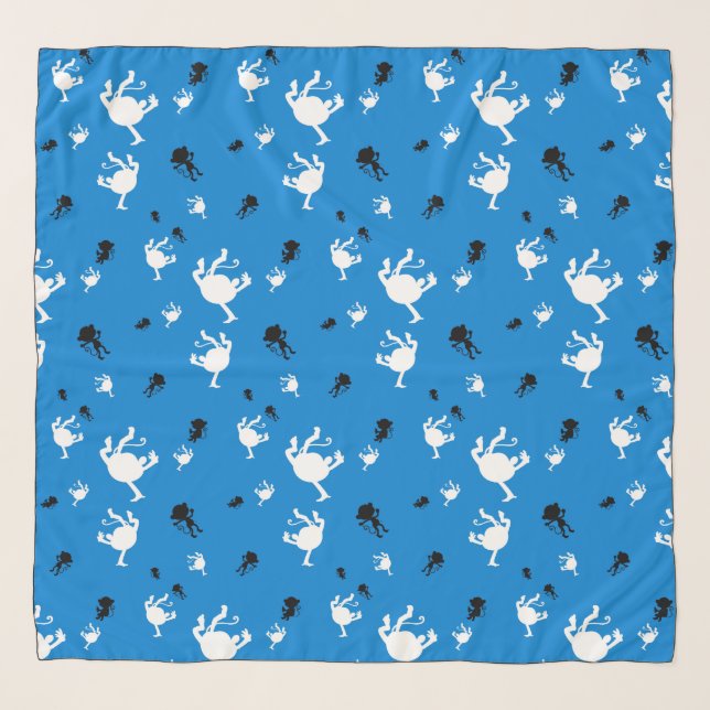 Funny Monkey Scarf – Cute Chimpanzee Face Fleece  (Front)