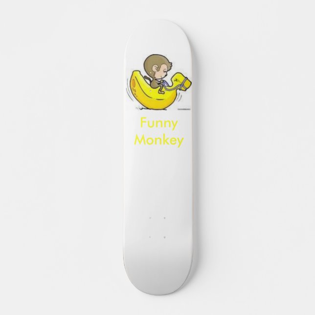 Funny Monkey Skateboard Deck (Front)